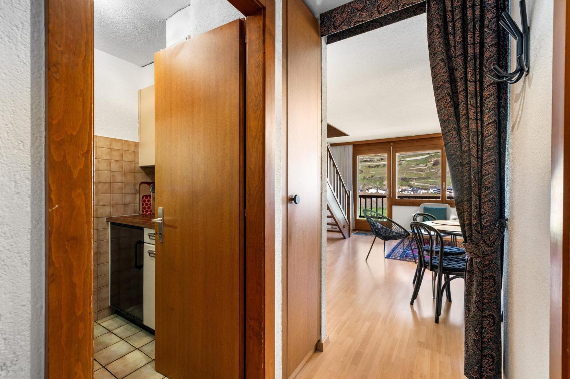Duplex Cosy Aux Bains De Saillon Apartment Exterior foto
